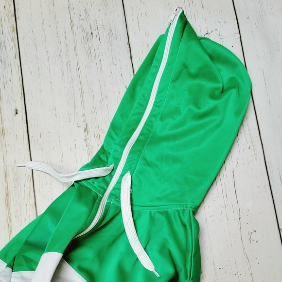 H&M Men's Green & White Zip Up Track Jacket - Picture 8 of 12